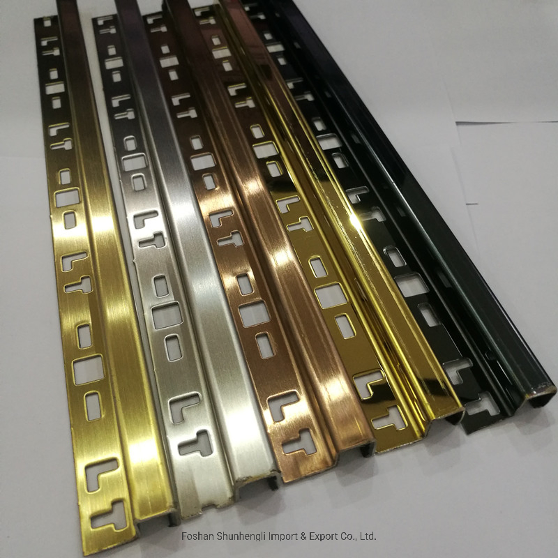Metal Trim Strips Stainless Steel Tile Edge Trim
