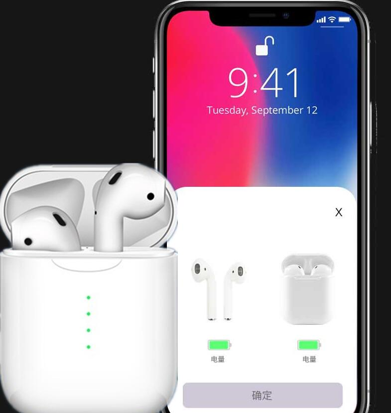 Беспроводные наушники TWS V8 с Pop-Up окном