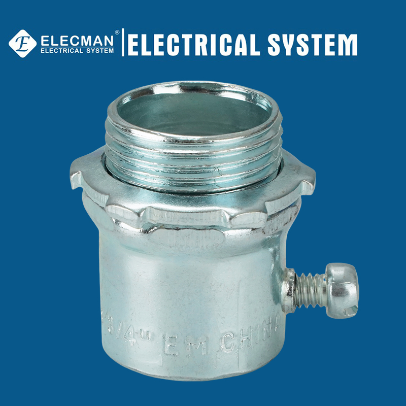 UL Listed Steel EMT Connector Set Screw / Connector EMT/ Termial EMT Conduit Connector