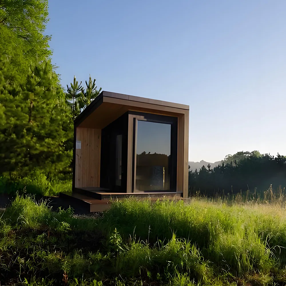 Уличная квадратная сауна для 4-6 человек