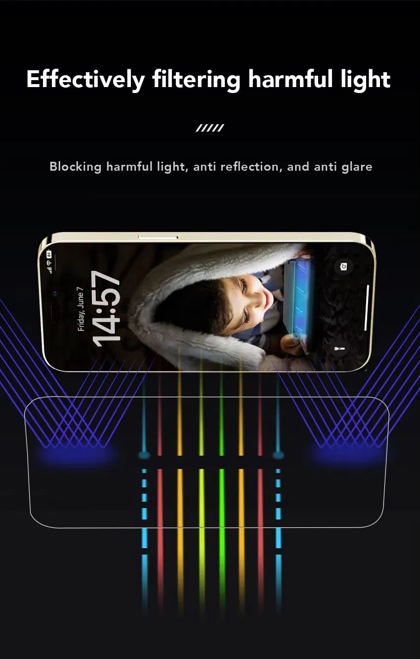 Защитное стекло Vazotel Anti Blue Light для iPhone 16/16 Pro