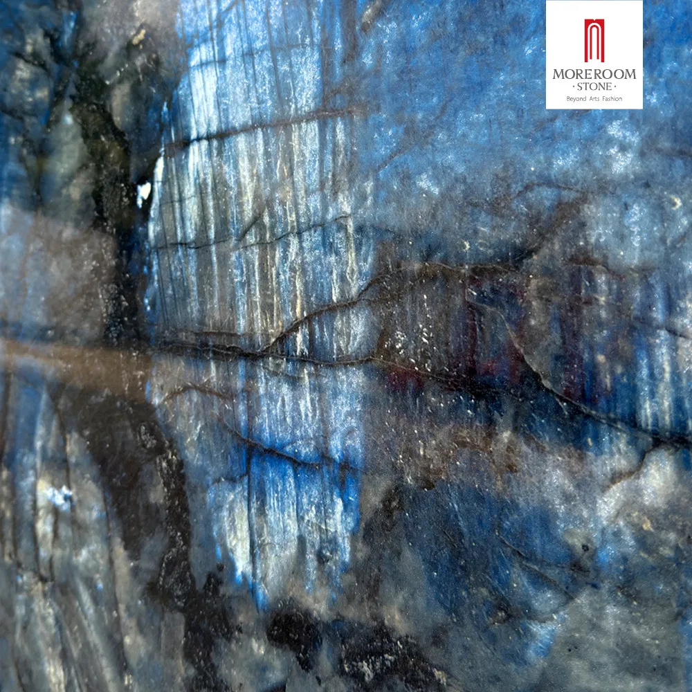 Artificial Sintered Stone Labradorite Marble Slabs for Feature Wall Cladding Home Decoration