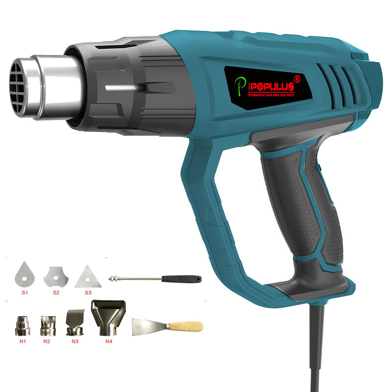 Ipopulus RF19-A2X 220V-240V 2000W Light Comfortable Hot Air Gun/ Heat Gun with Continuous Temperature Control