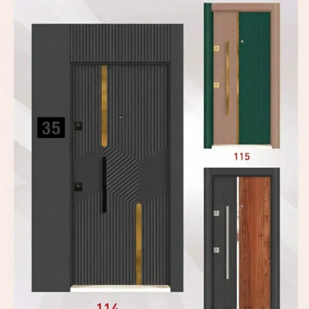 Противопожарная входная дверь с огнеупорным уплотнением