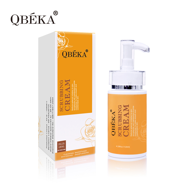 High Quality Hot Sale Qbeka Whitening Scrubbing Cream Body Scrub
