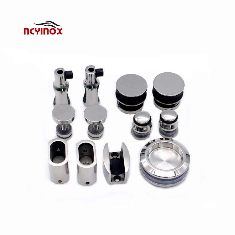 Style Shower Frameless Sliding Door Systems Corner Sliding System Folding Glass Door Hardware Accessories for Bathroom