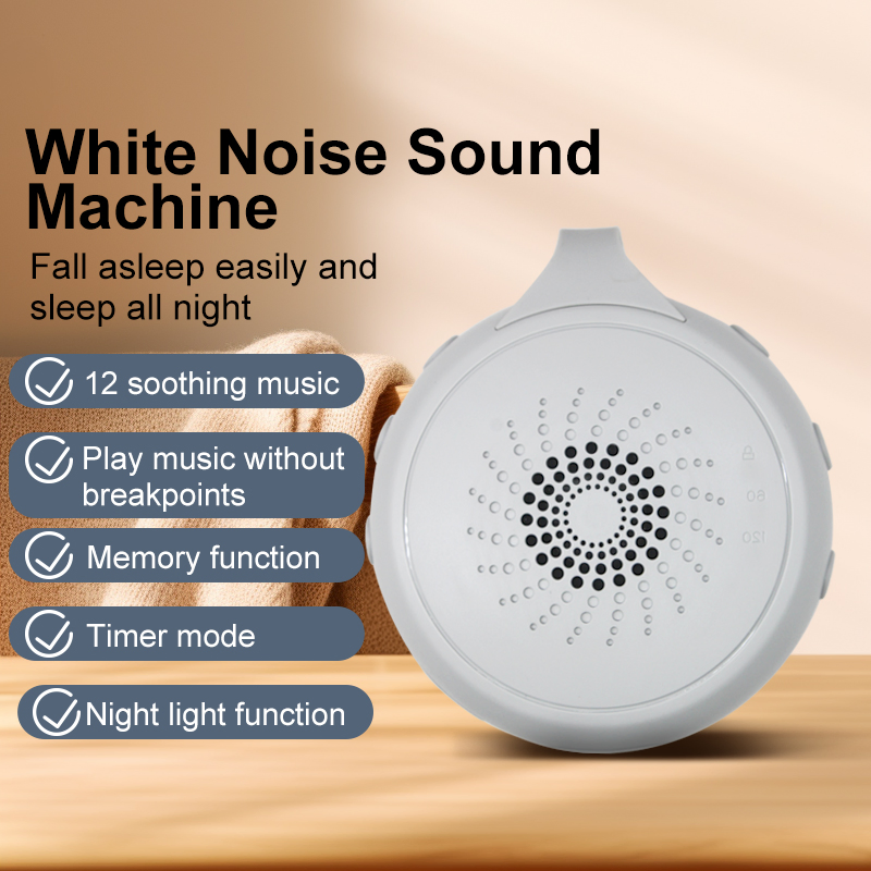 Portable Baby Products Sleeping White Noise Machine Woobie 12 Soothing Sounds Shenzhen Tuodi Electronics EXW Speaker