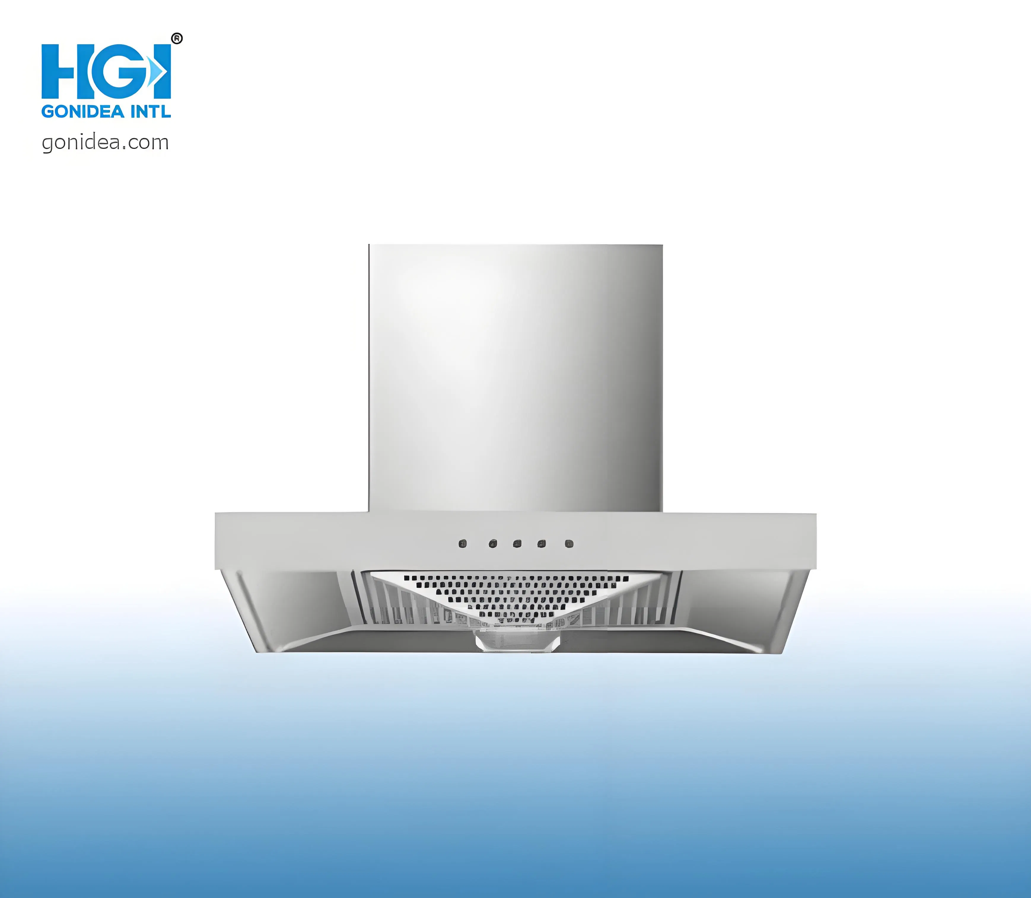 Luxury Ceiling-Mounted Touch Control 3 Speeds Circle Kitchen Range Hood Tgj600d13gl02