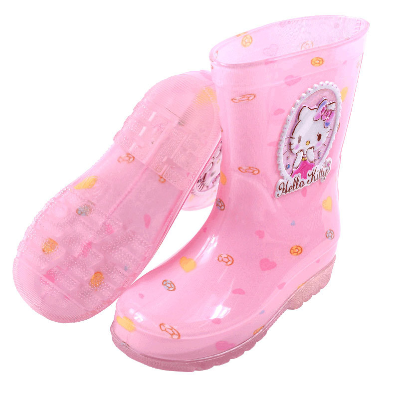 New Cute Girl Rain Boots Cartoon Cat Fashion Rain Boots