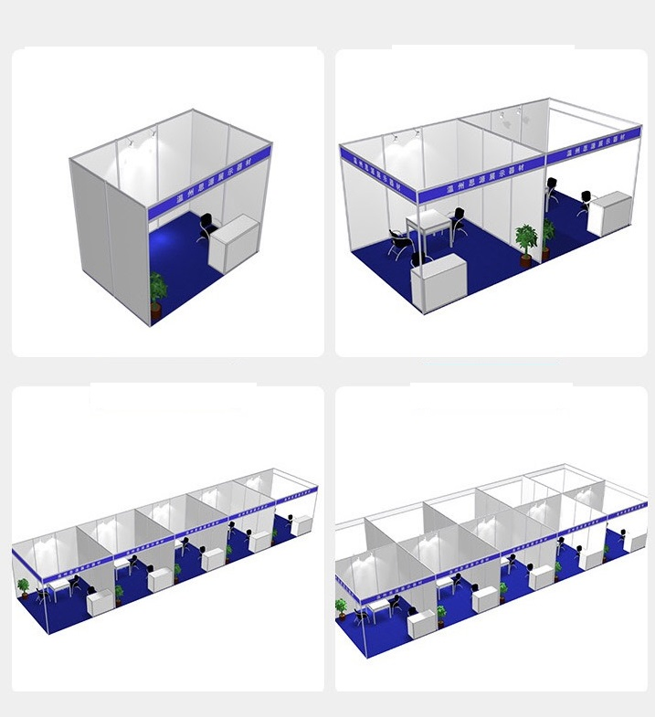 Hot Sale 3meter High Upgraded Octanorm Booth 3X3meter Size Modern Modular Structure for Exhibition Booth
