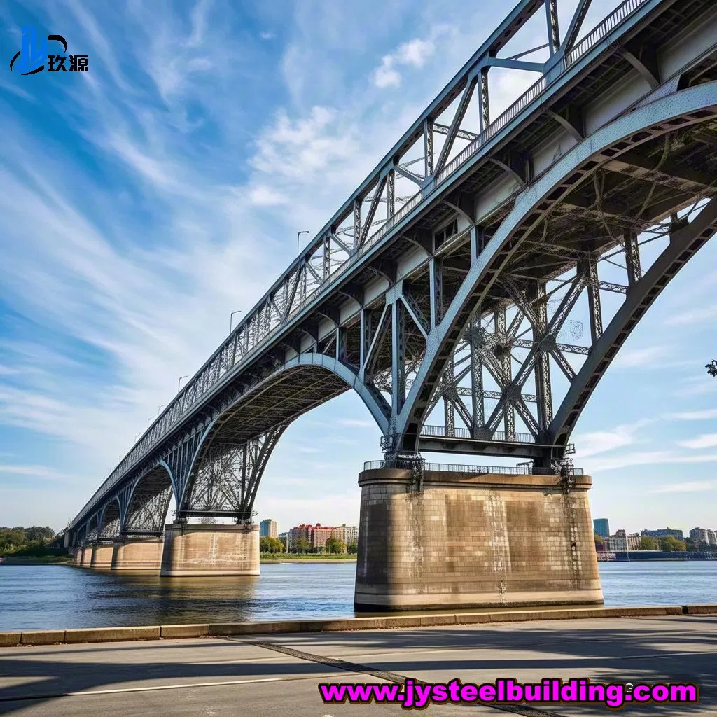 Heavy-Duty Arch-Type Structural Steel Bridge for Mining Transport Corridors