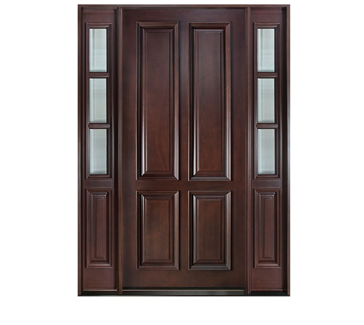 Luxury Solid Teak Wood Single Design Plain Bedroom Wooden Door