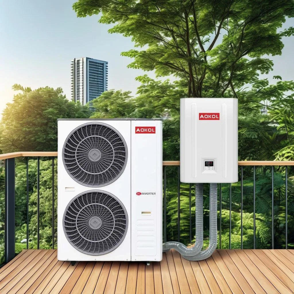 Aokol R32 -35c Low Temp. 30kw Air to Water Heat Pump, Floor Heating Cooling and Domestic Hot Water Heat Pump, Smart WiFi Control High Cop a+++ Europe Heat Pumps