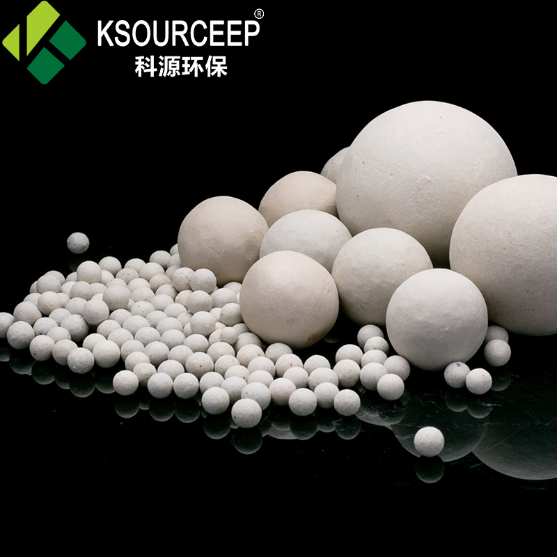 Water Treatment Filter Media High Alumina Grinding Ceramic Ball