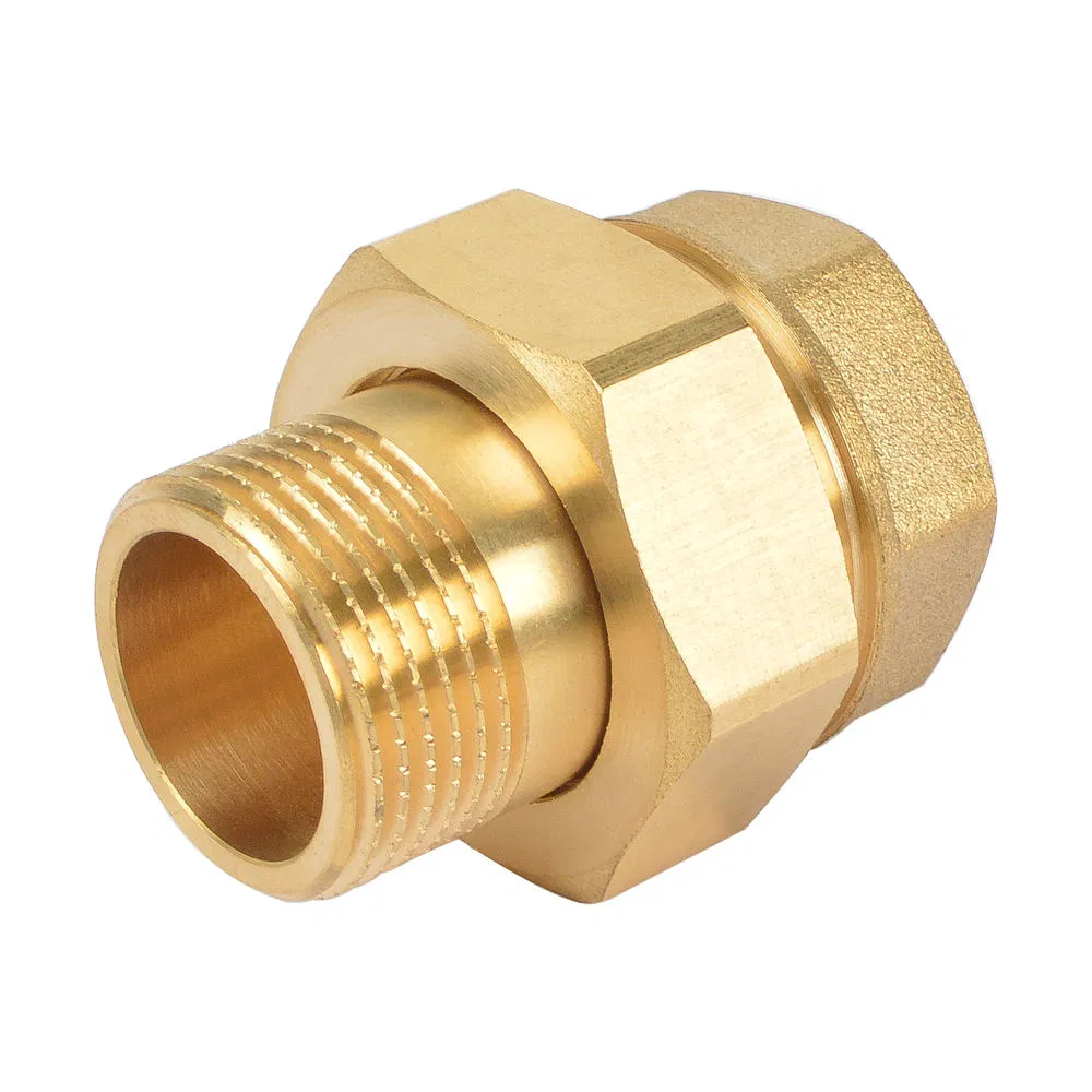 Bsp Thread Pn 16 Forged Brass Radiator Connector