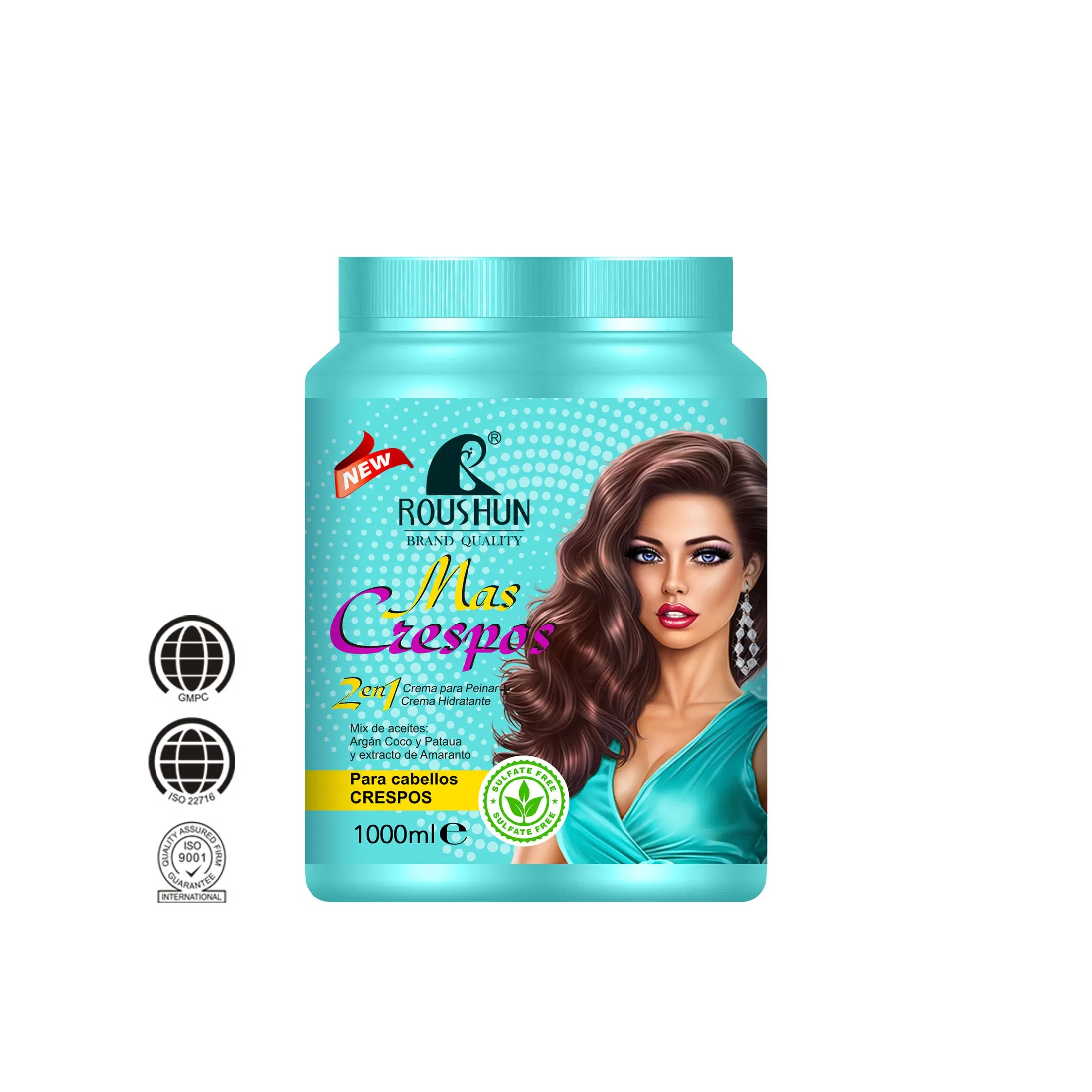 Roushun 2-in-1 Hair Care: Fix Dry Frizz for Ultra-Soft Curls