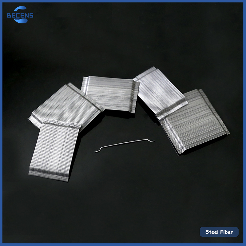 Steel Fiber for Concrete Reinforcement Hooked Glued Building Material for Construction Metal Product Category