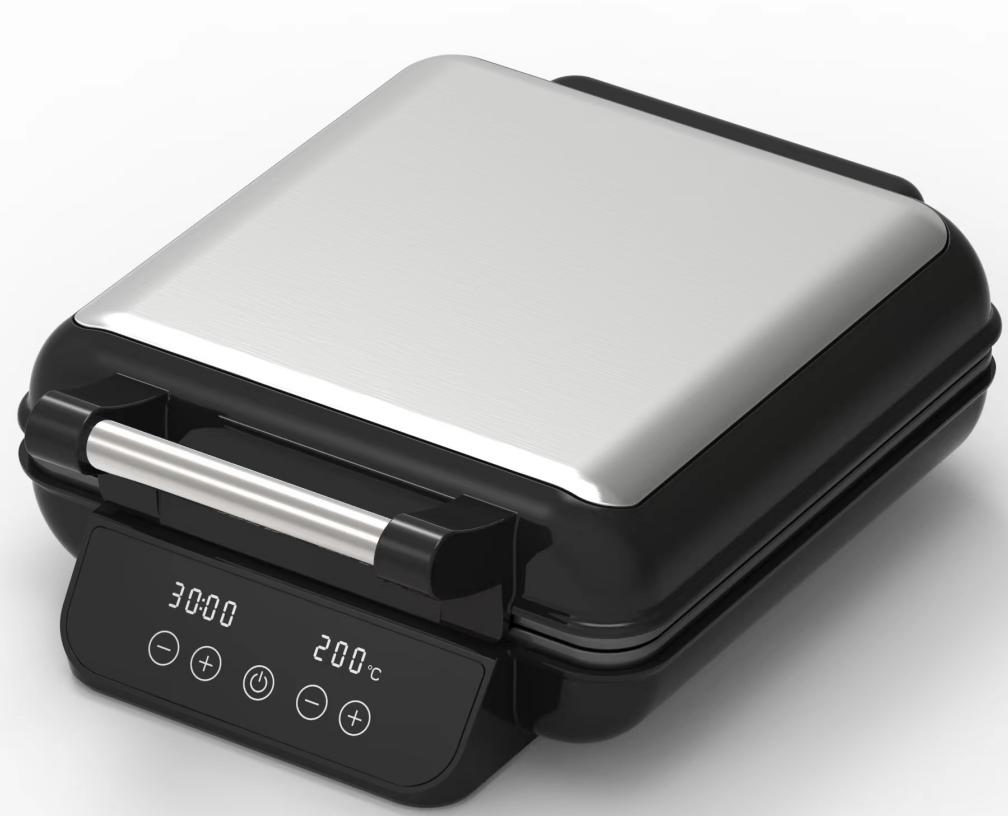 4 Slice Digital Sandwich Waffle Makers for Breakfast Waffle Maker