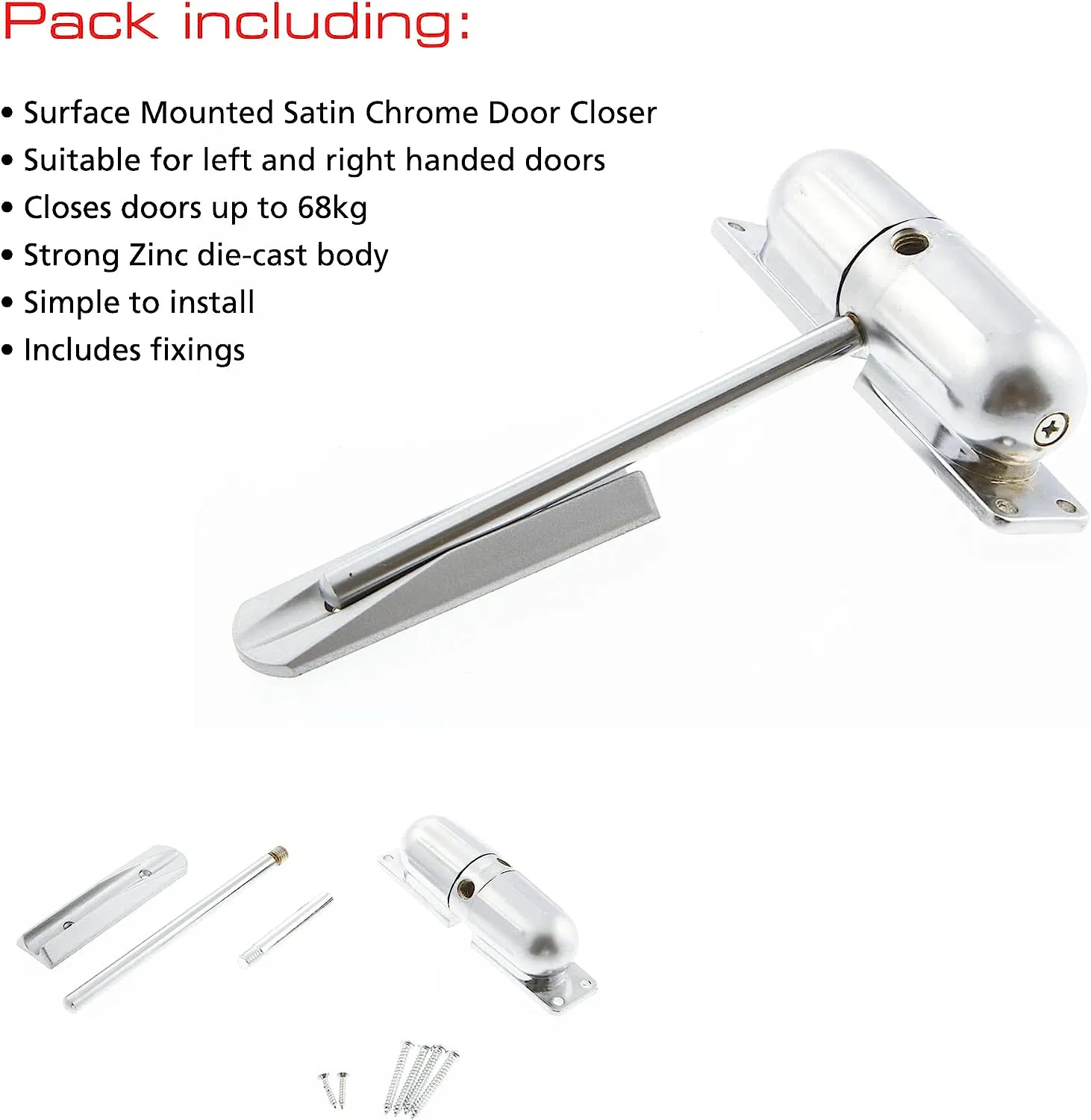 Factory Customization Adjustable Spring Door Closer for Garden Gate
