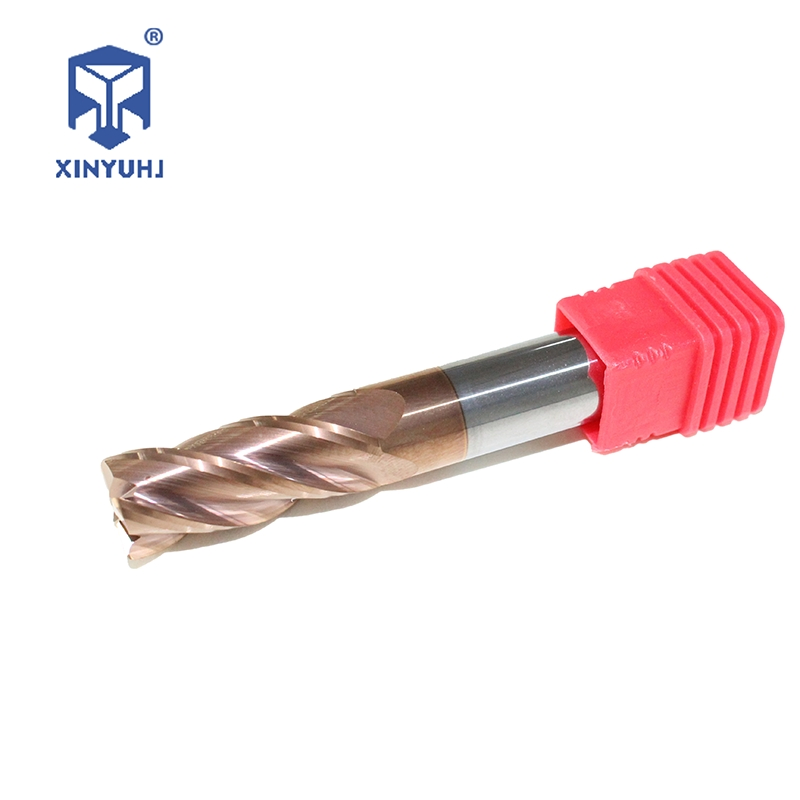 HRC55 4 Flutes Nose Milling Cutter Carbide Tungsten