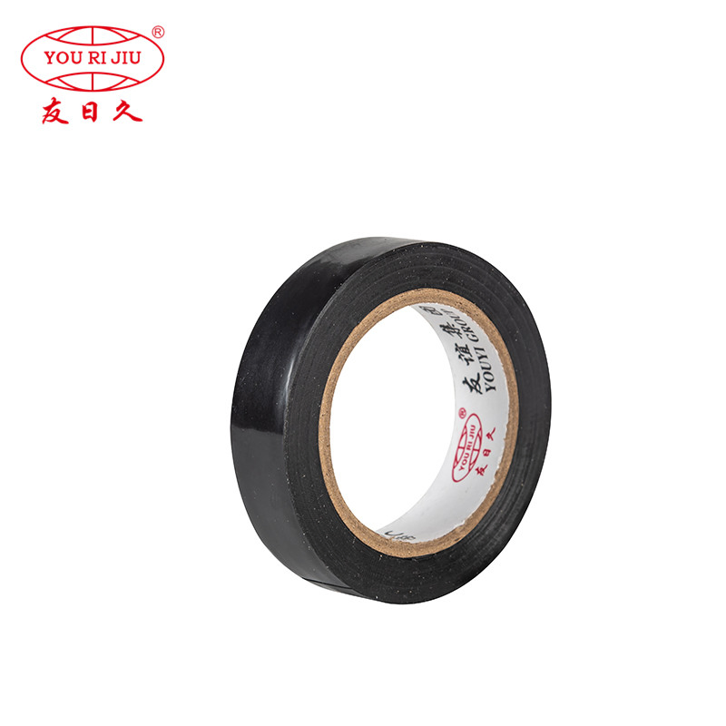 PVC Matte Super Glossy Black Silver Flame Retardant 600V RoHS Wholesale Jumbo Roll Electrical Insulation PVC Tape