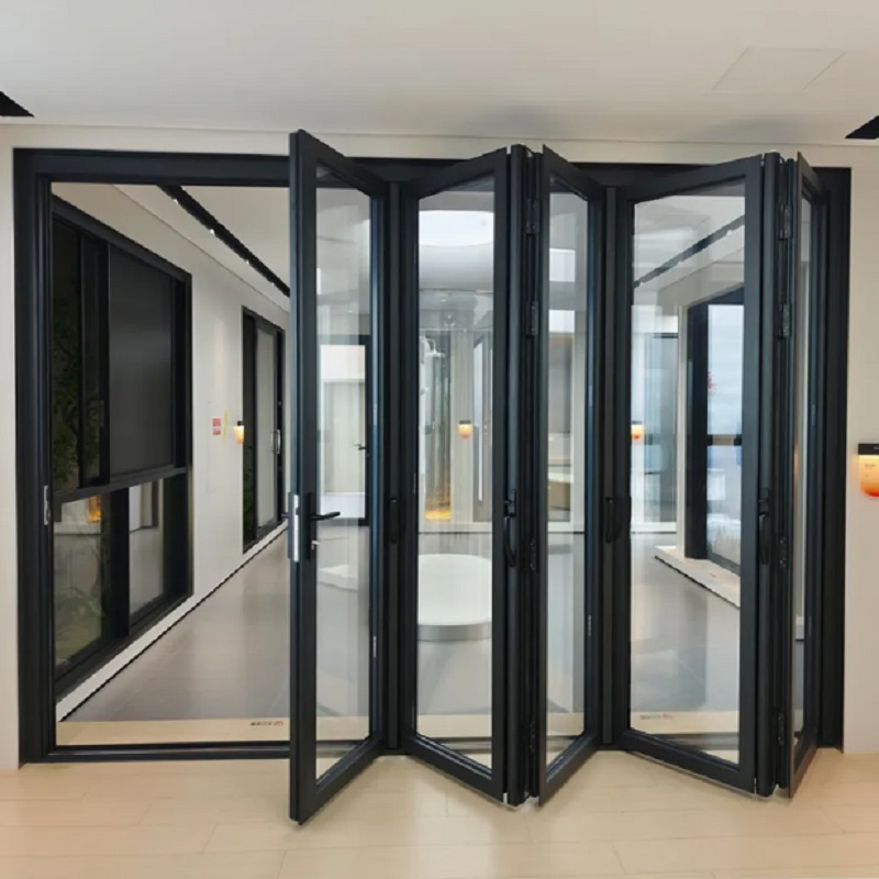 Jinge 105 Modern Aluminum Foldable Door with Easy Accessibility