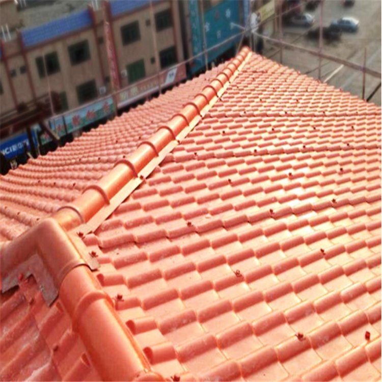 Waterproof Roofing Material Synthetic Resin ASA PVC Roof Tile