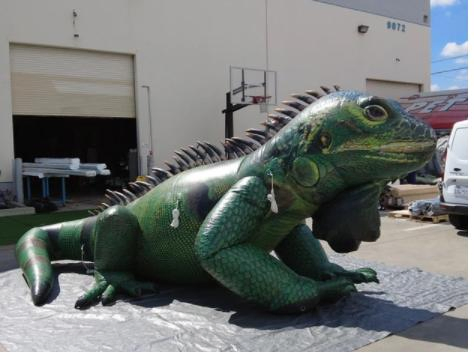 2023 New Realistic Inflatable Iguana