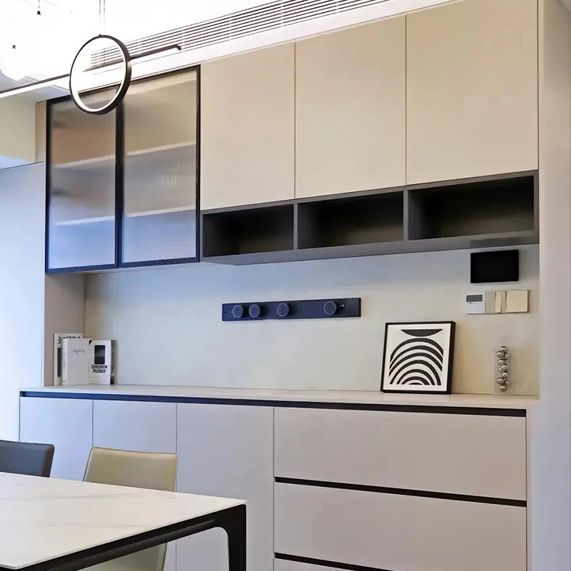 Шкаф буфет для столовой винный боковой деревянный