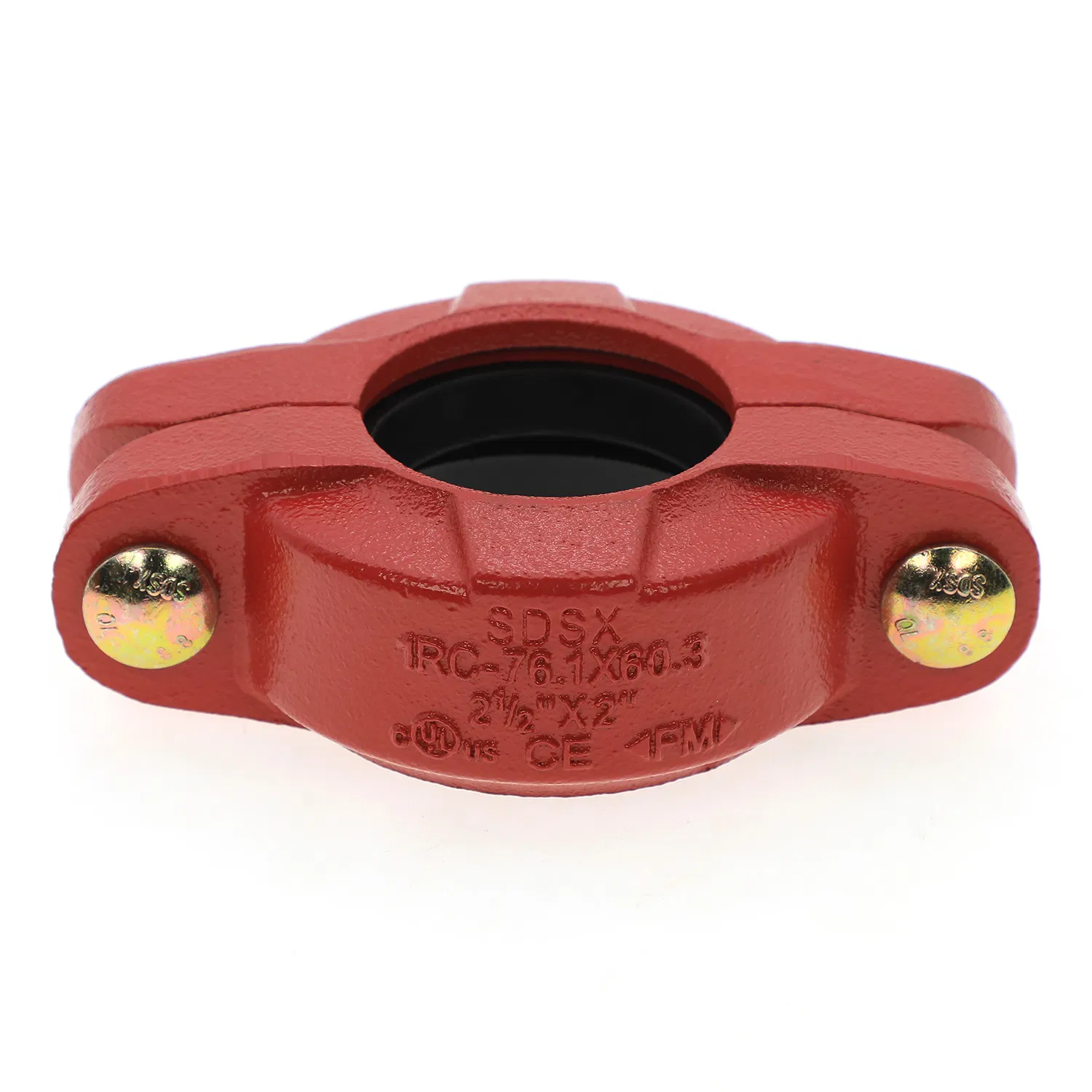 UL FM Approved Grooved Pipe Fitting Rigid Flexible Coupling Red Color