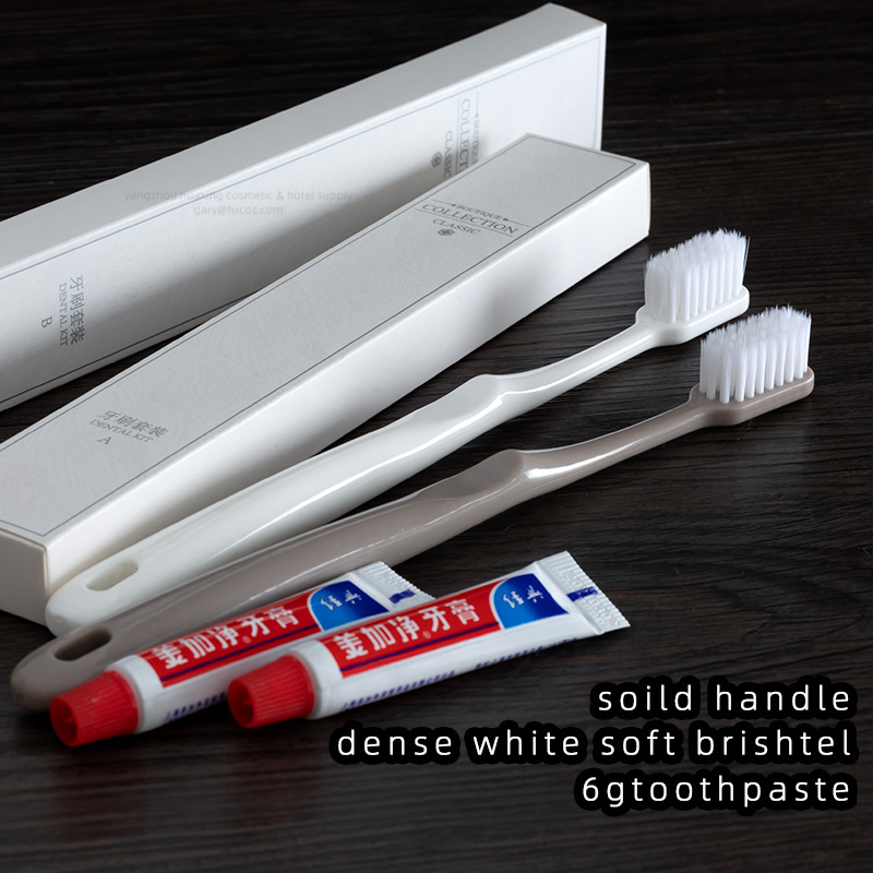Compact Hotel Amenity-Toothbrush with Support for Custom Branding