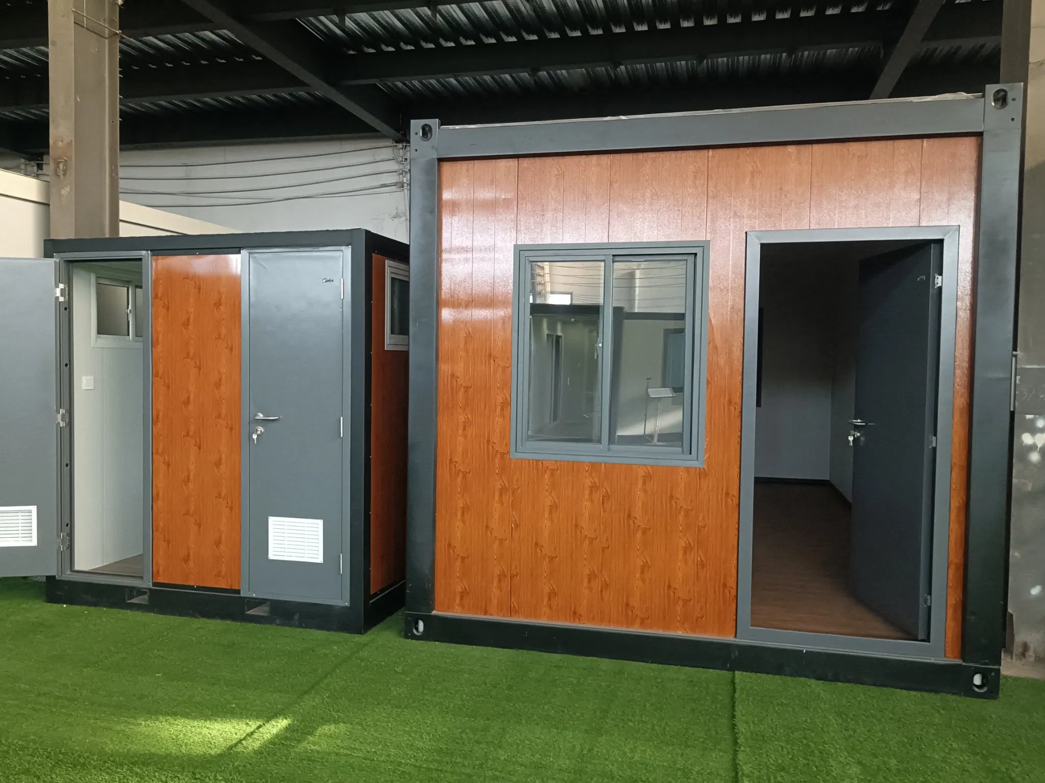 Customized Tiny Steel Structure Container House Modular Prefabricated Building Booth Toilet