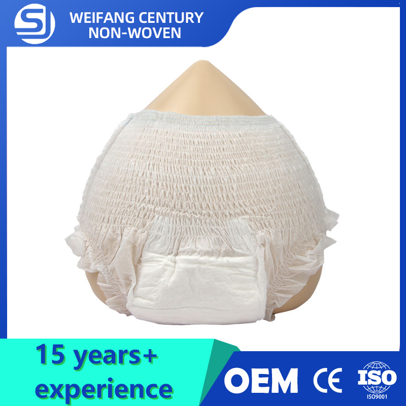 Soft Incontinence Pull-up Underwear Disposable Adult Diaper for Elderly Women