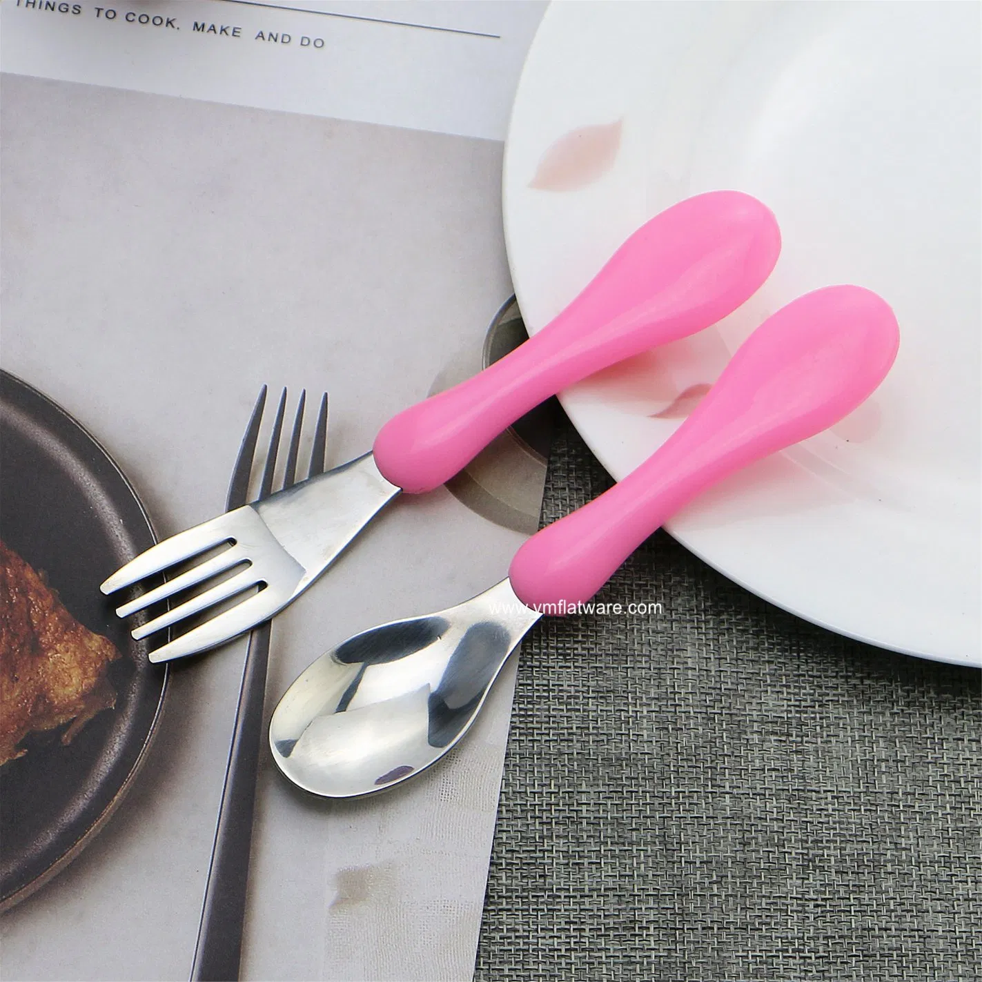 Promotional Stainless Steel Spoon Fork for Kids