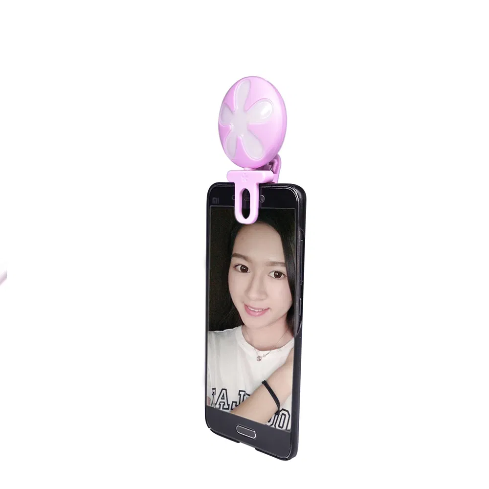 Amazon Hot Sale Newest Type Smartphone Selfie LED Light Case Phone Light Beauty Flash Fill Light for iPhone