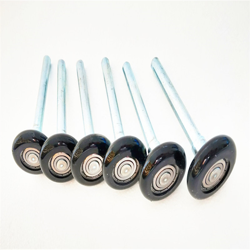 Black 6200zz Bearing 46*178mm Garage Door Parts Nylon Roller