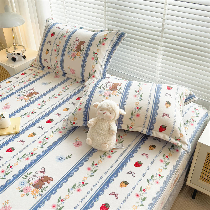High-Quality Bedroom Bed Cover, Washable Bed Cover, Multiple Size Designs, Elastic Protective