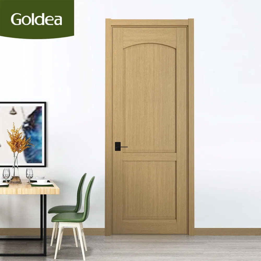 Goldea 39 Years Factory Hot Sale Wooden Swing China Manufacturer Hospital Interior Wooden MDF Bathroom Door with PVC Finish
