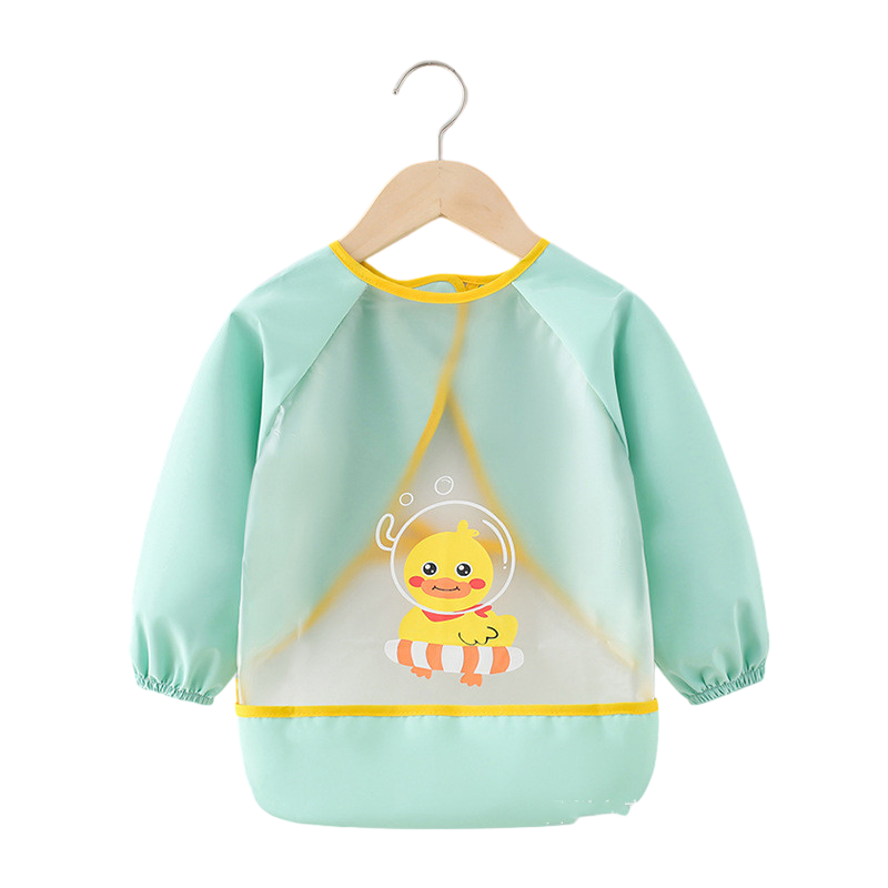 Children's Aprons and Eating Clothes with Cartoon Designs