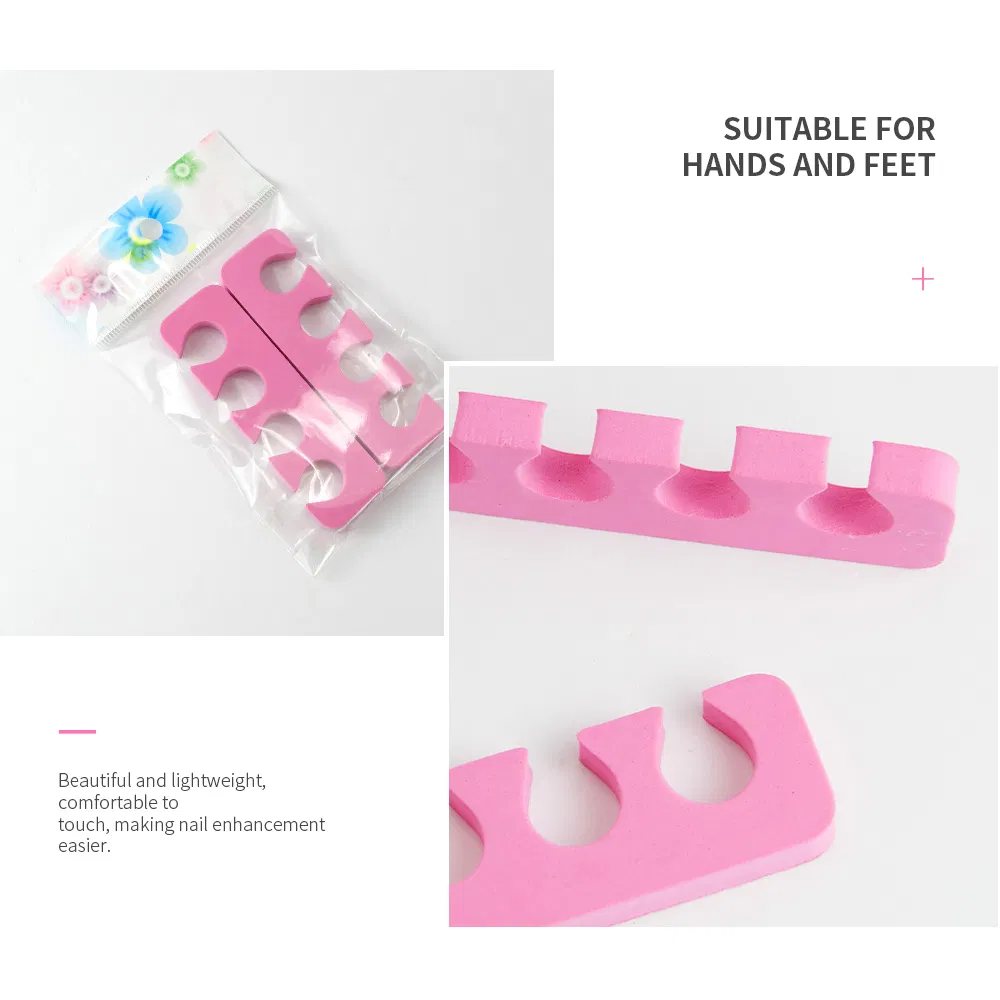 Hot Selling Finger Foot Toe Separator Manicure Nail Art Supplies Soft EVA Sponge Pedicure for Nail Care