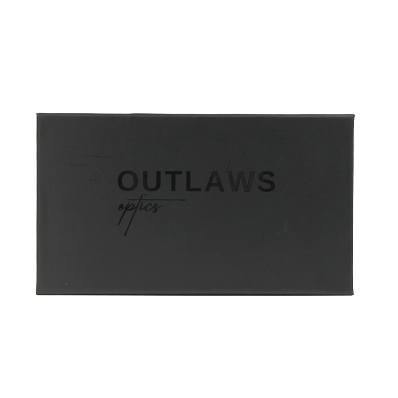 Customization Black Hard Paper Box Sunglasses Eyeglasses Case with Custom Logo