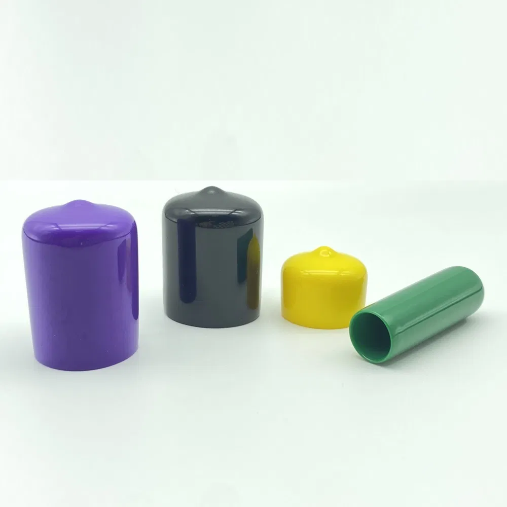 Industrial High-Quality Plastic Vinyl Round Cap Silicone Rubber Insulating End Cap for Bolt Pipe Protection