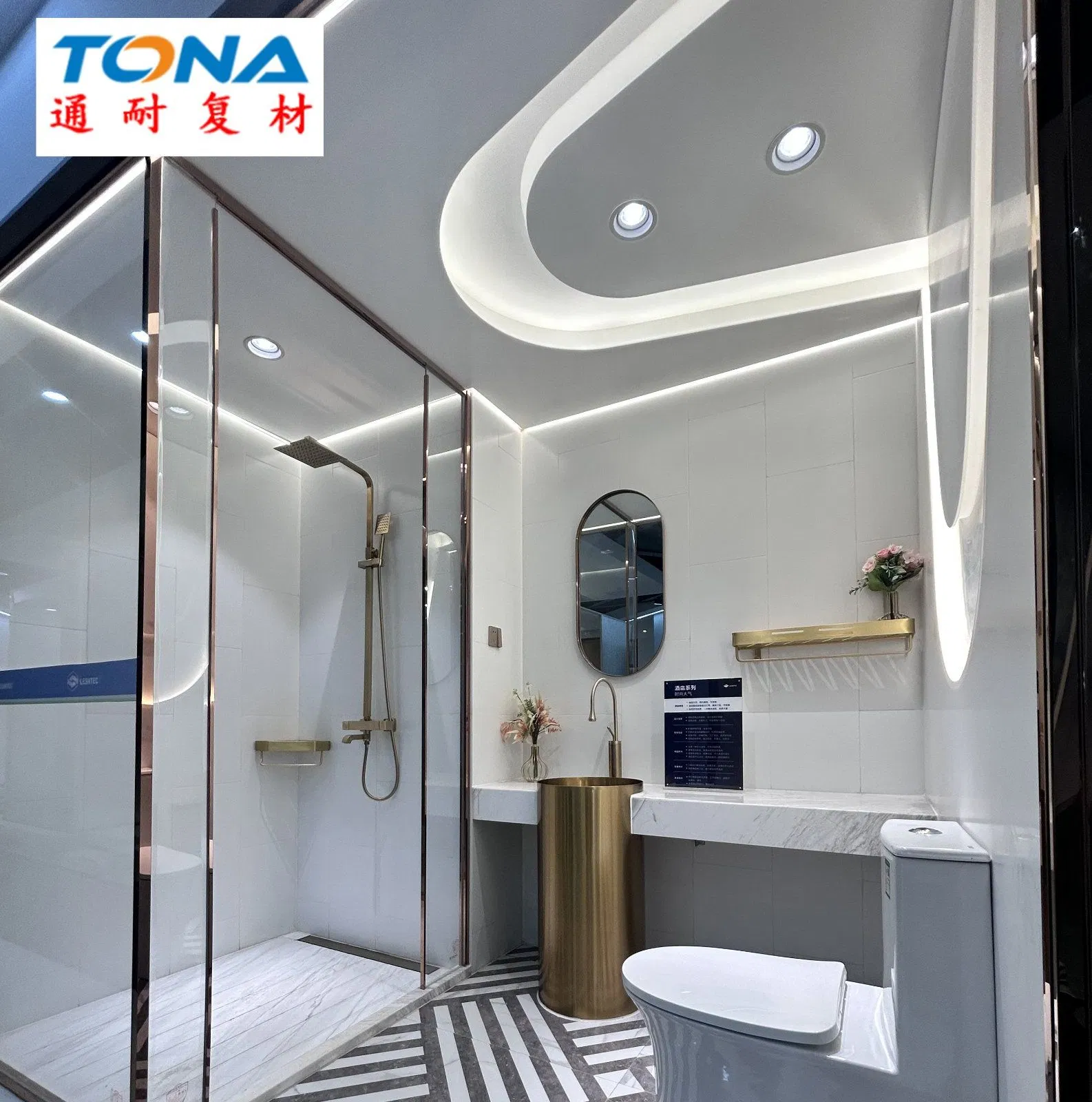 Accessories Prefabricated Furniture Durable Waterproof Fast Shipping Customizable SMC Bathroom