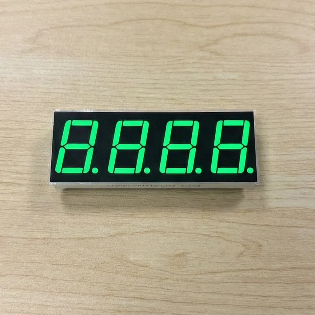 4 Digit 0.56inch Pure Green 7 Segment LED Display for Temperature Control