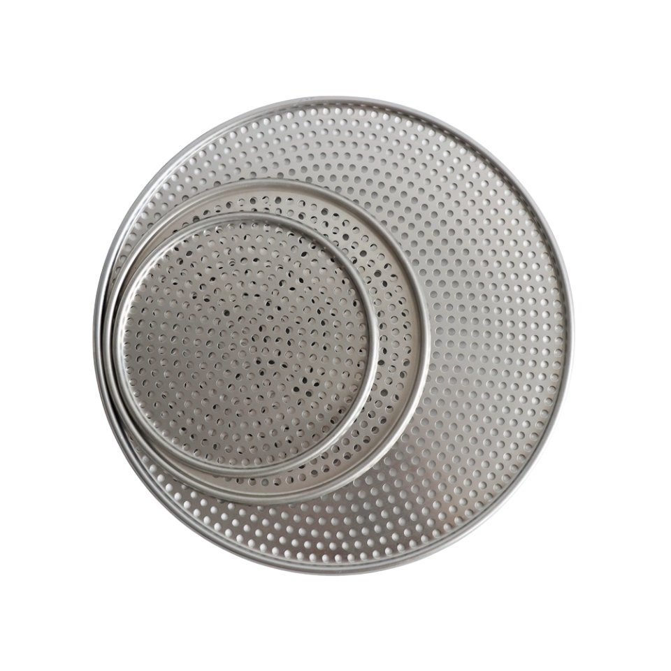 Premium Aluminum Pizza Pan with Perforated Design for Crispy Crust