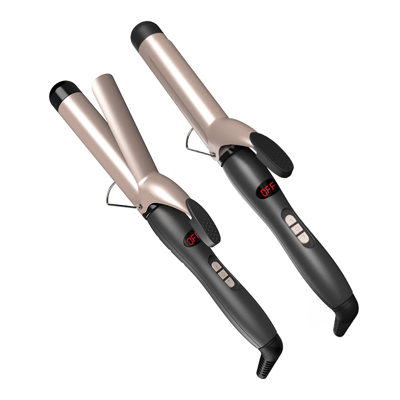Bidisco Wholesale Price 360 Degree Waver Hair Styling Tools LCD Display Hair Curler for Girl Rotating Curling Hair Iron