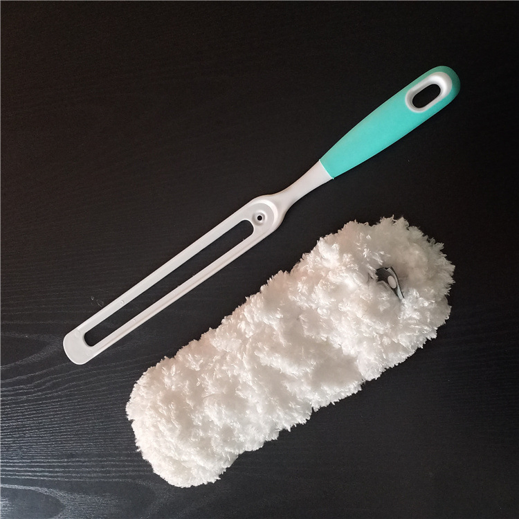 Microfiber Duster TPR Grip Handle Dust Remover Microfiber Yarn Duster