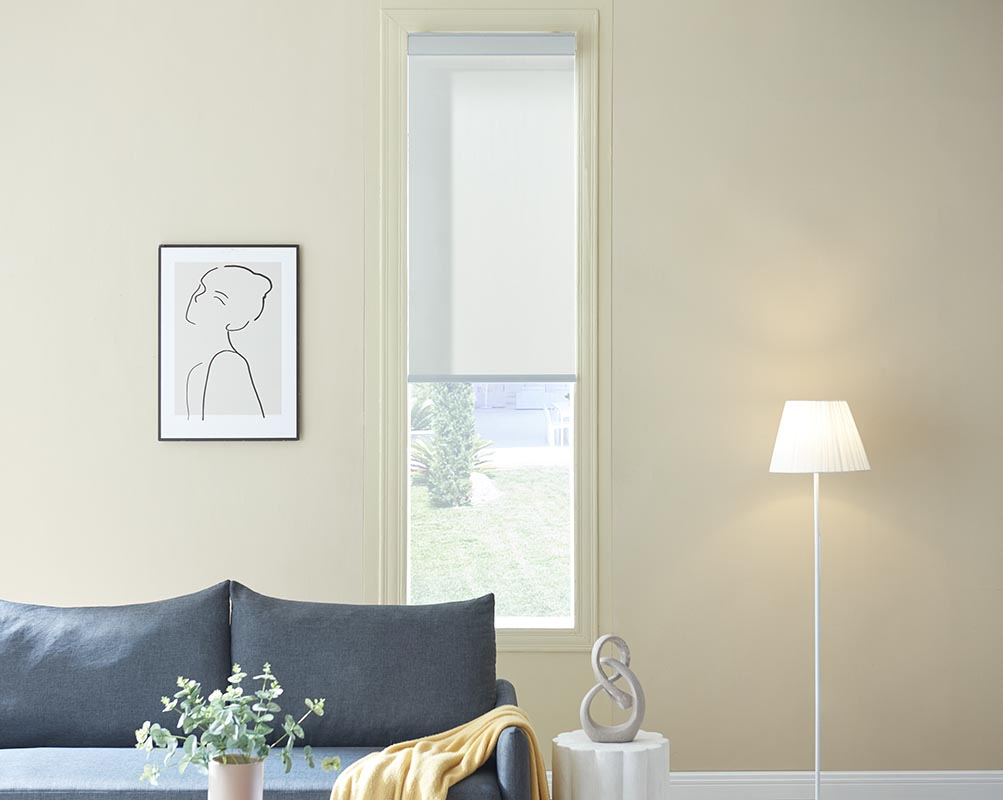 Window Coverings Blackout Smart Roller Shade Electric with Remote Indoor Motorized