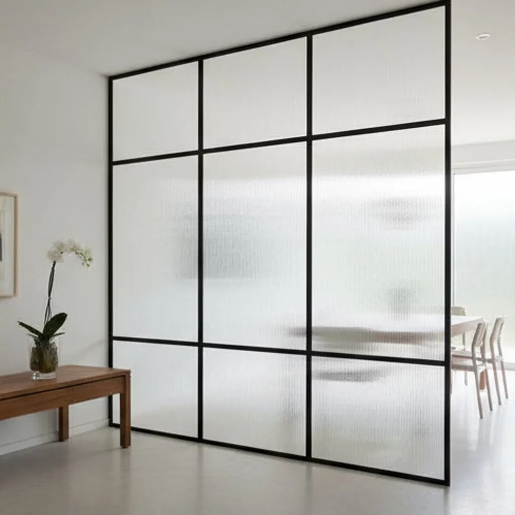 Herringbone Pattern Classic Ornamental Wired Glass Laminated Glass