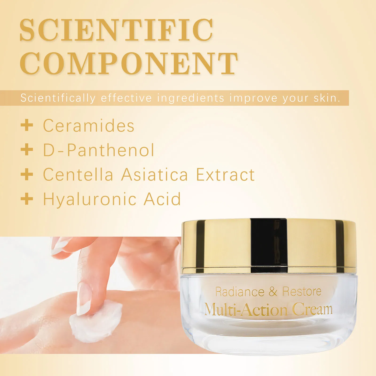 Beauty Cosmetics Facial Care Multi-Action Cream Anti Wrinkles Relaxing Repairing Cream